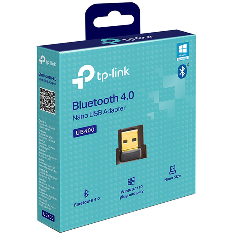 TP-Link UB400 Bluetooth 4.0 nano USB adapter for desktop and laptop connectivity — view 4
