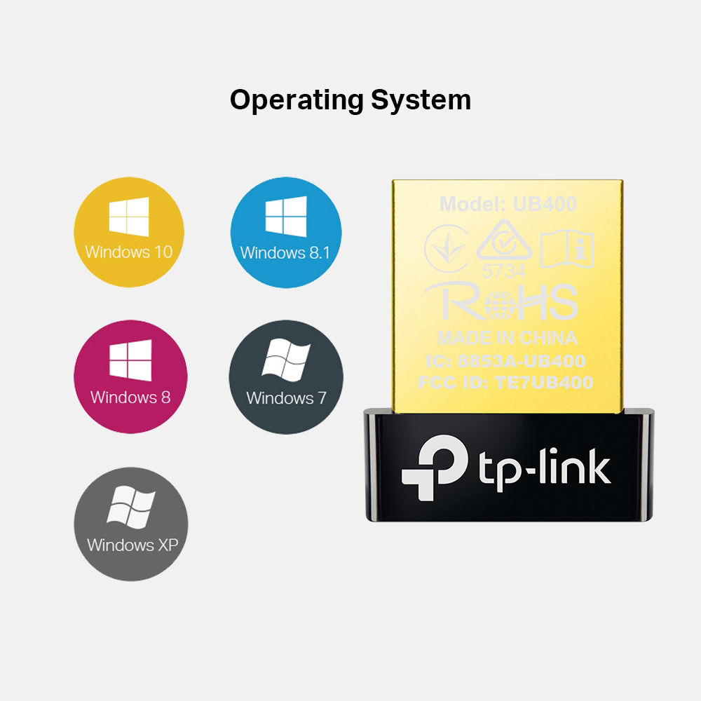 TP-Link UB400 Bluetooth 4.0 nano USB adapter for desktop and laptop connectivity — view 6