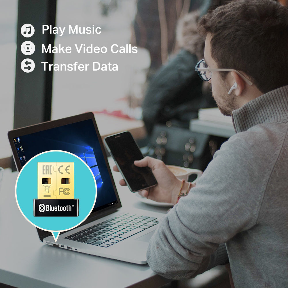 TP-Link UB400 Bluetooth 4.0 nano USB adapter for desktop and laptop connectivity — view 7