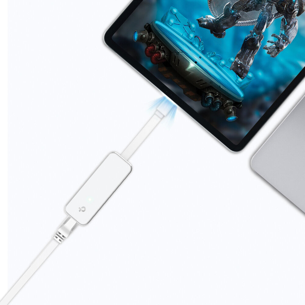 TP-Link UE300C USB Type-C to RJ45 Gigabit Ethernet adapter with single RJ-45 port — view 4