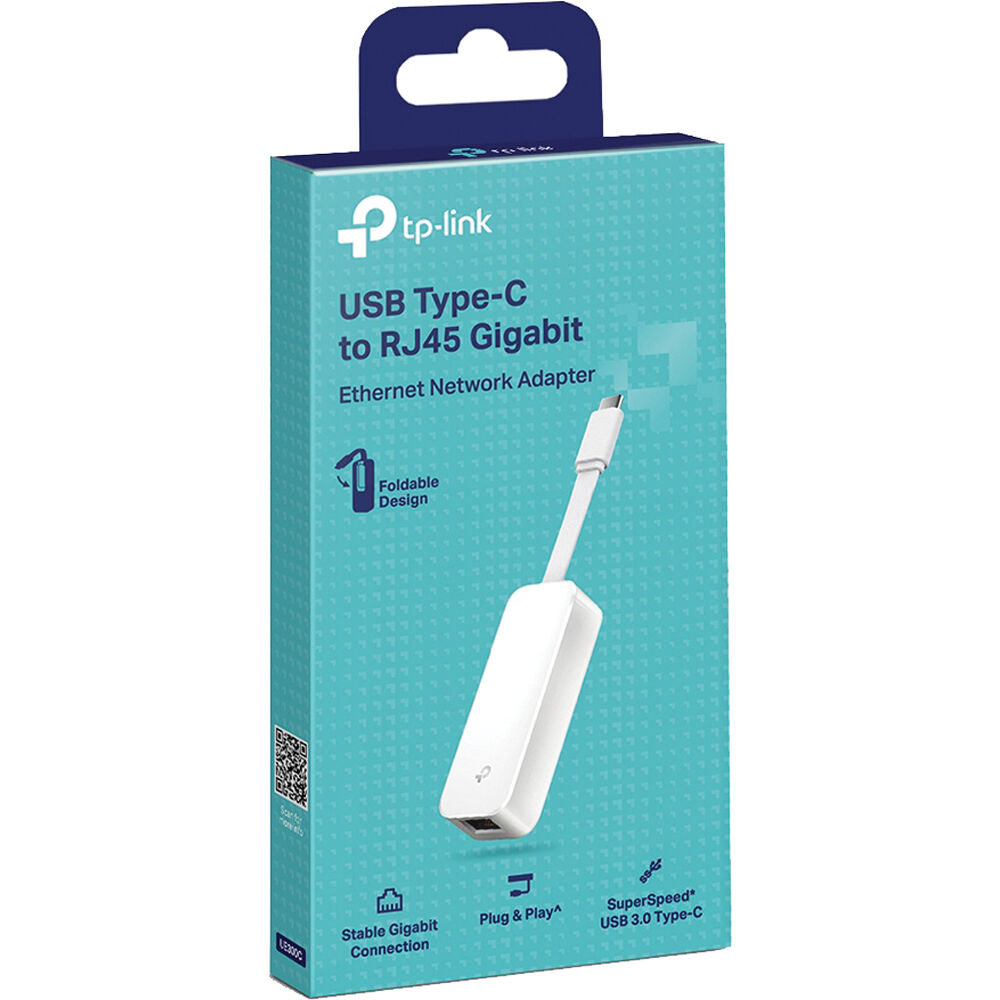 TP-Link UE300C USB Type-C to RJ45 Gigabit Ethernet adapter with single RJ-45 port — view 7