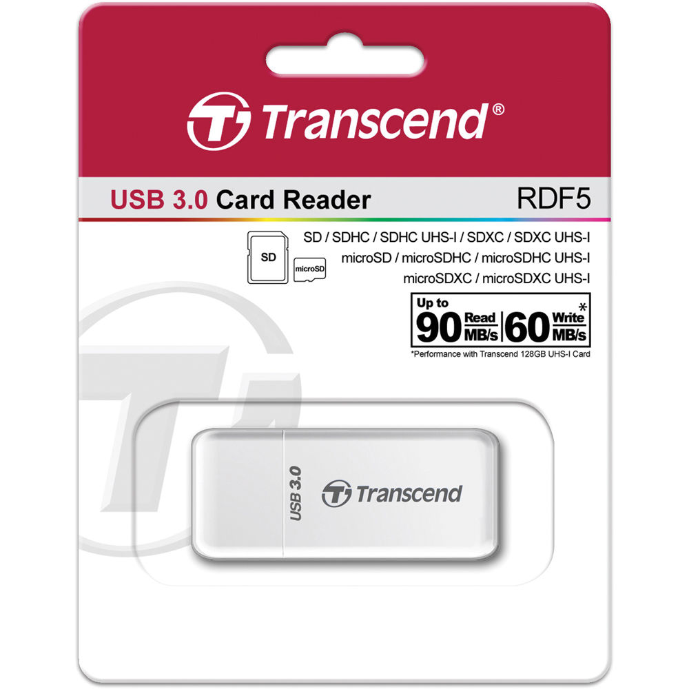 SD/MICROSD CARD READER, USB 3.1 GEN 1, WHITE — view 4
