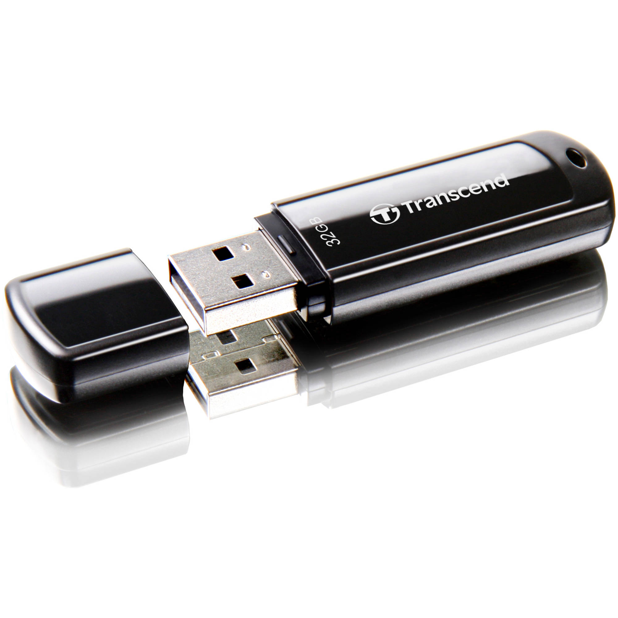 Transcend JetFlash 700 32GB black USB 3.1 Gen 1 USB Type-A flash drive — view 2