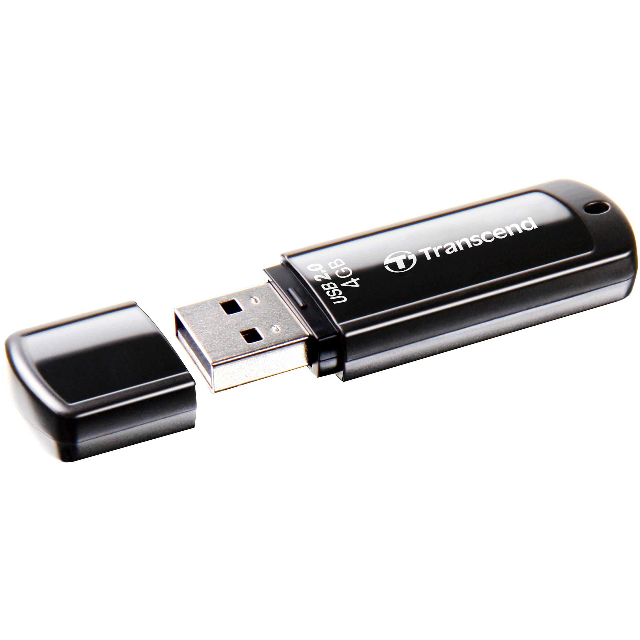 Transcend JetFlash 350/370 4 GB USB 2.0 flash drive with USB Type-A connector — view 3