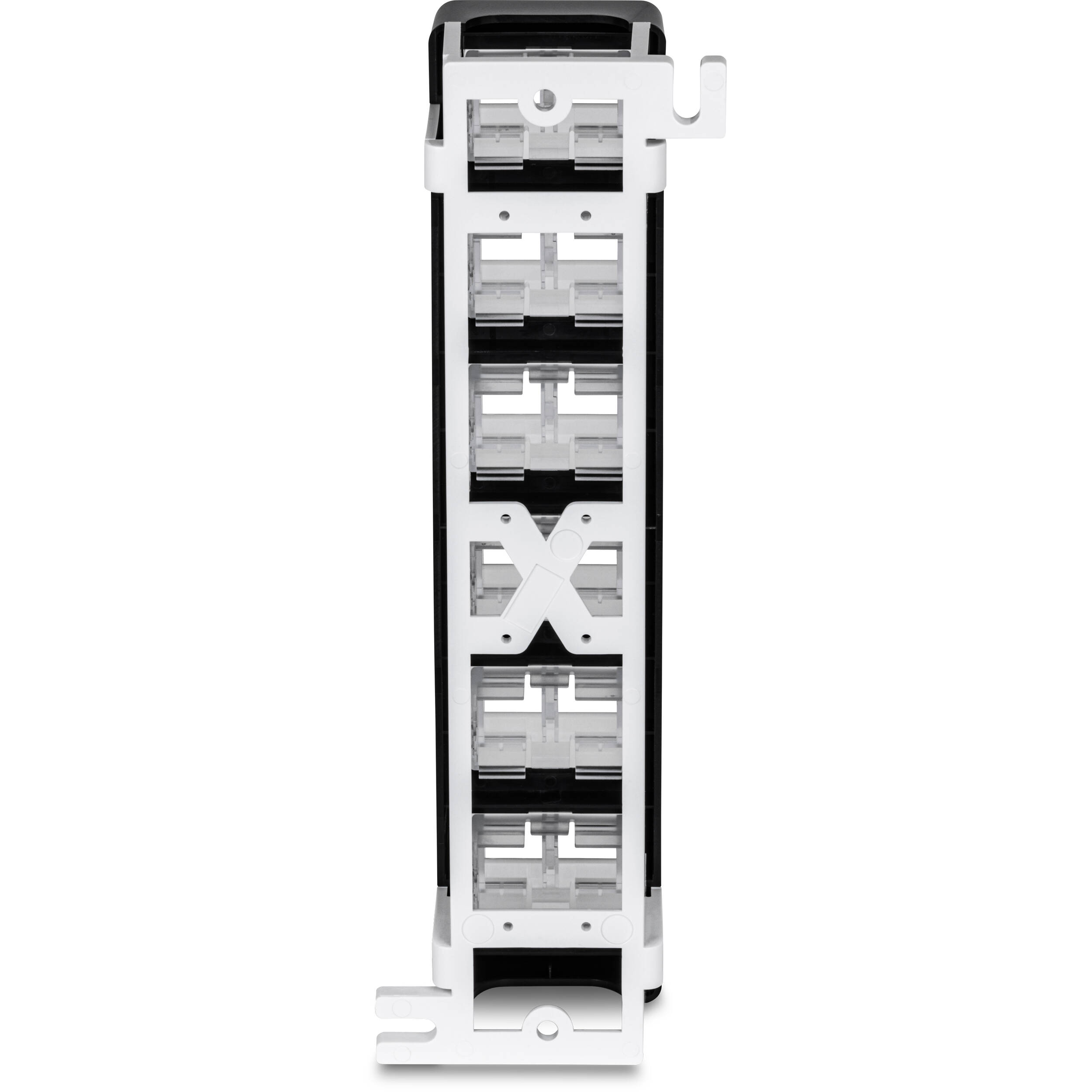12-Port Blank Angled Wall Mount Keystone Patch Panel — view 3