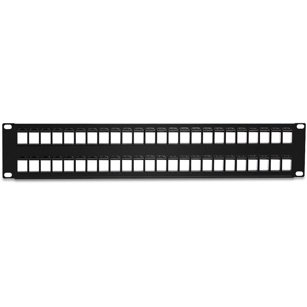TRENDNET - BUSINESS CLASS 48-PORT BLANK KEYSTONE 2U HD PATCH PANEL — view 3