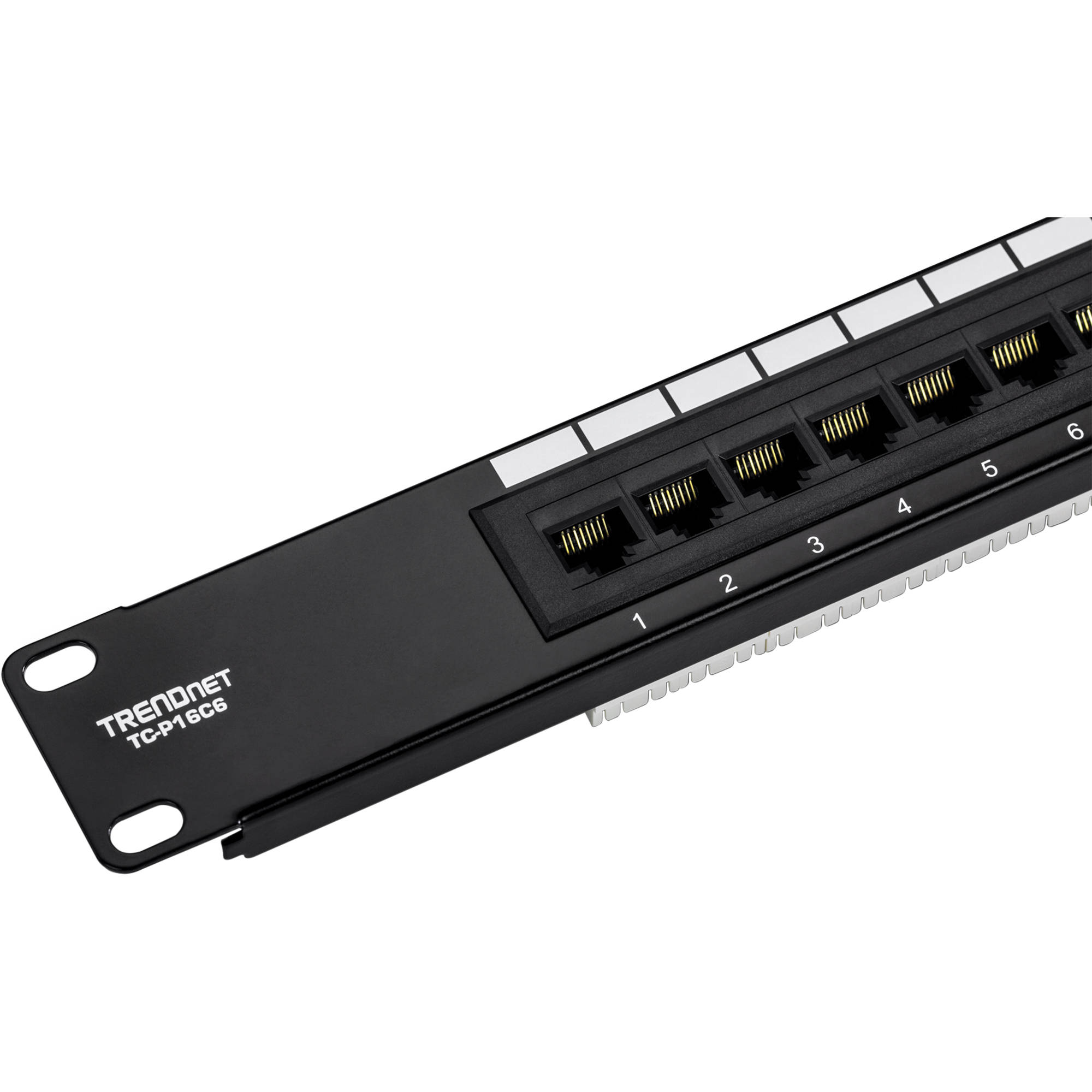 Cat6 16-port Unshielded Patch Panel — view 4