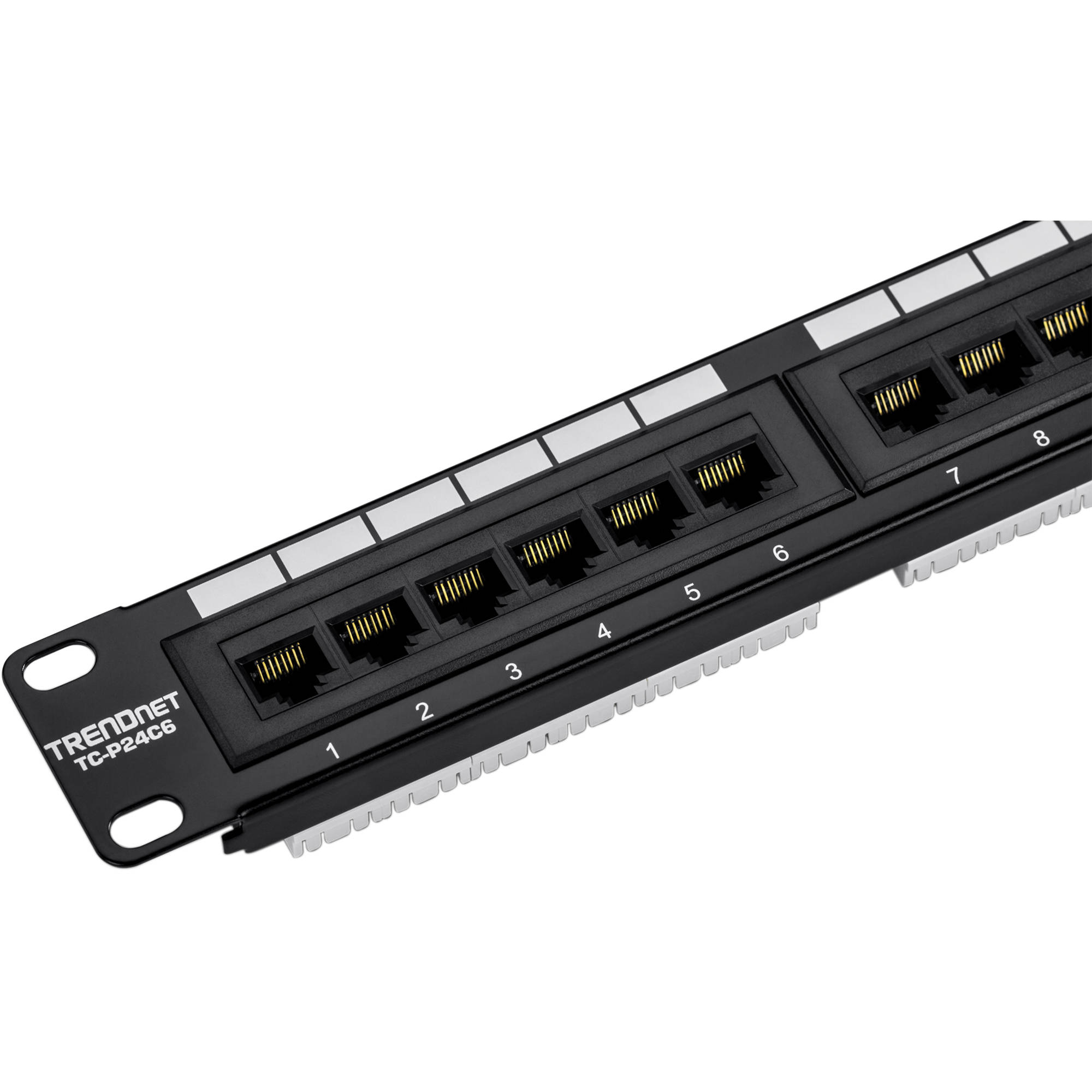 24-port Cat6 Unshielded Patch Panel — view 5