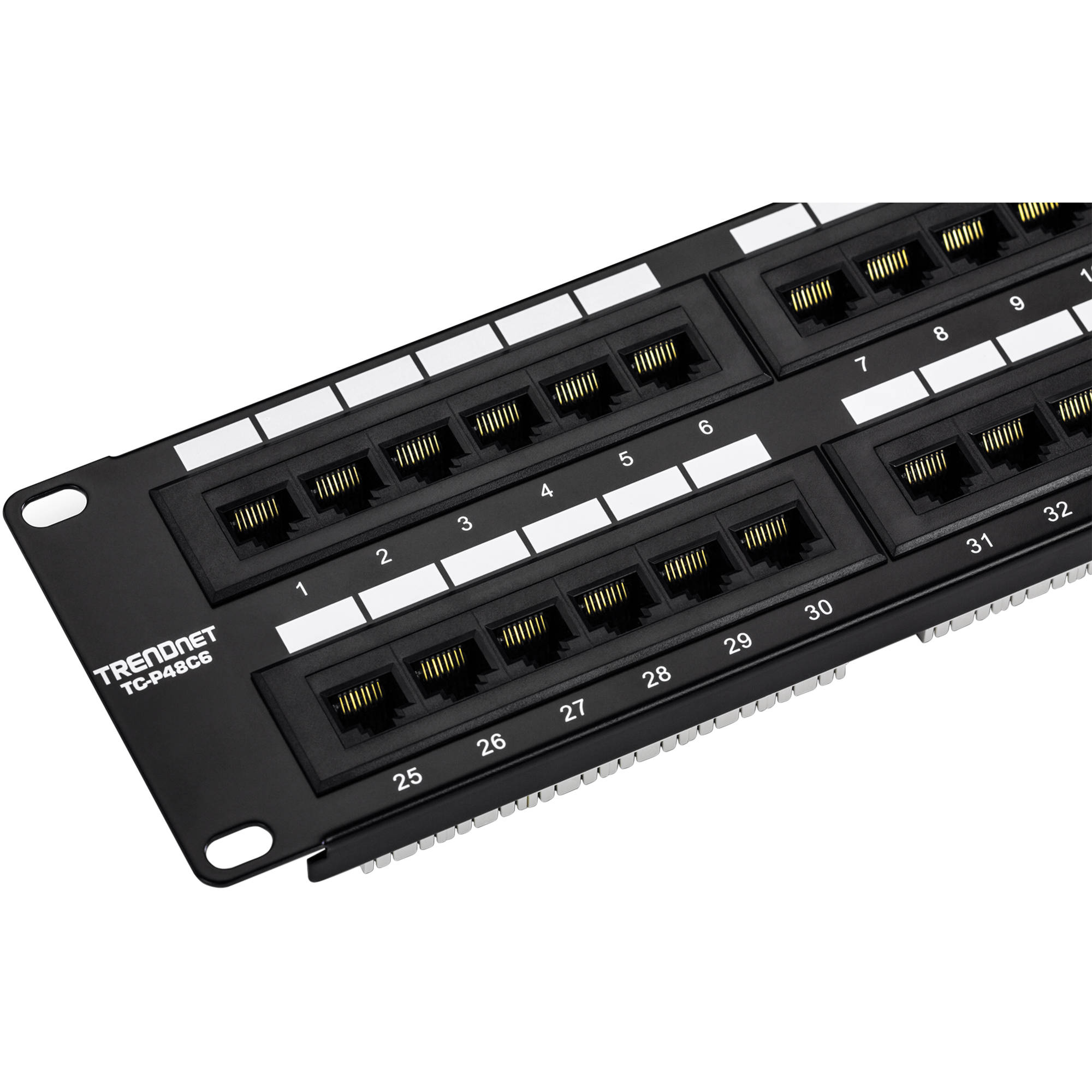 Cat6 48-port Unshielded Patch Panel — view 4