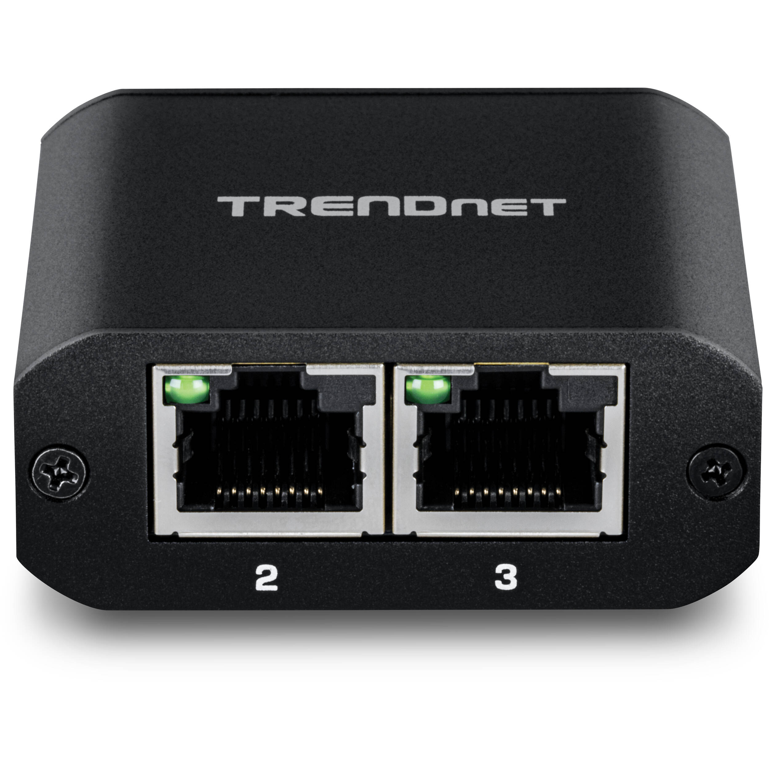 TRENDnet TEG-102S 2-port Gigabit Ethernet splitter with compact desktop design — view 2