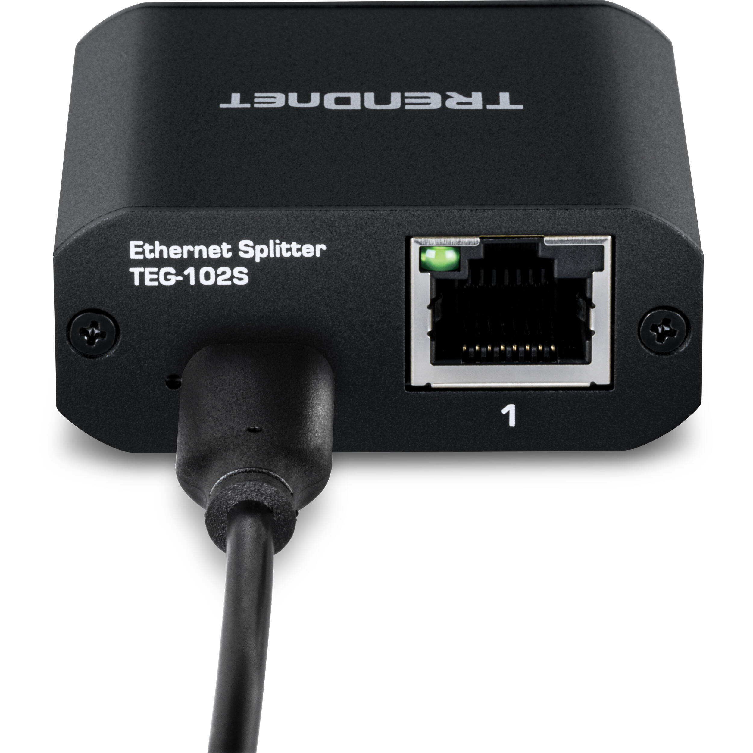 TRENDnet TEG-102S 2-port Gigabit Ethernet splitter with compact desktop design — view 6