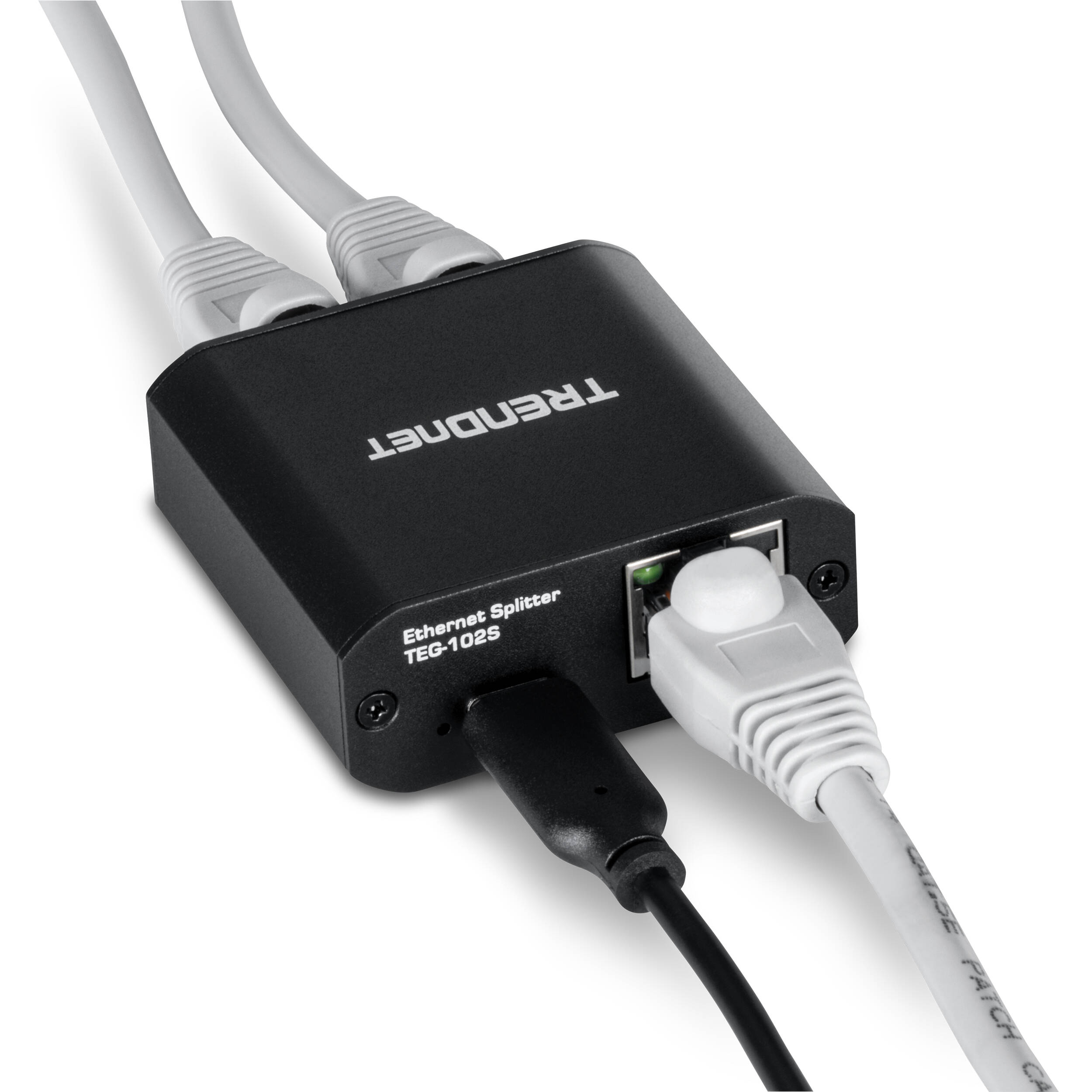 TRENDnet TEG-102S 2-port Gigabit Ethernet splitter with compact desktop design — view 7