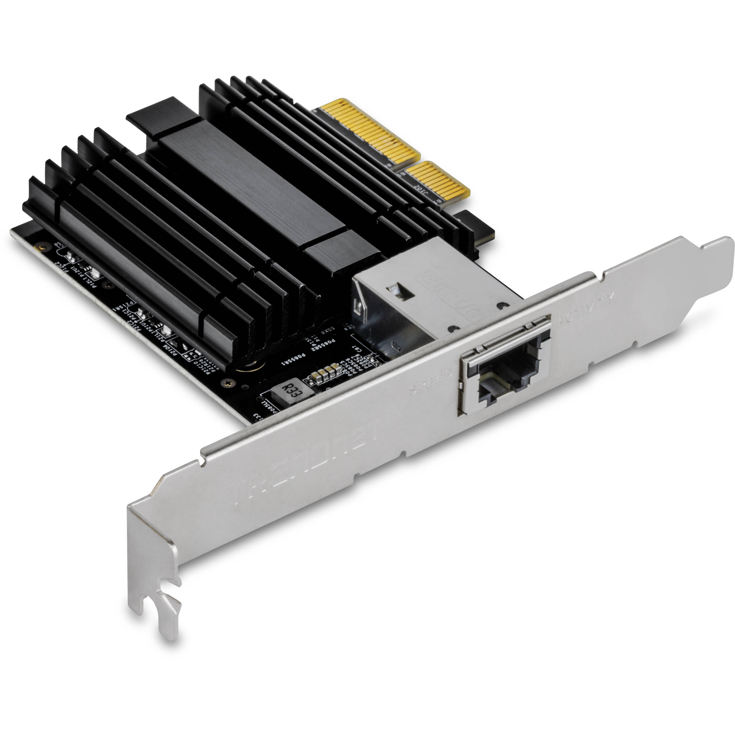 TRENDnet TEG-10GECTX 10 Gigabit PCIe network adapter add-in card — view 3