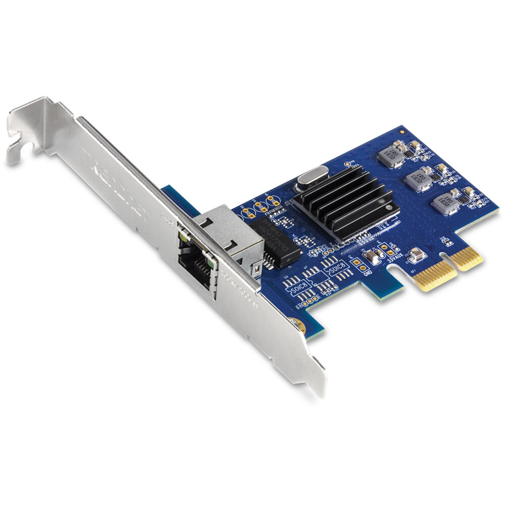 TRENDnet TEG-25GECTX 2.5GBASE-T PCIe network adapter with standard and low-profile brackets — view 6