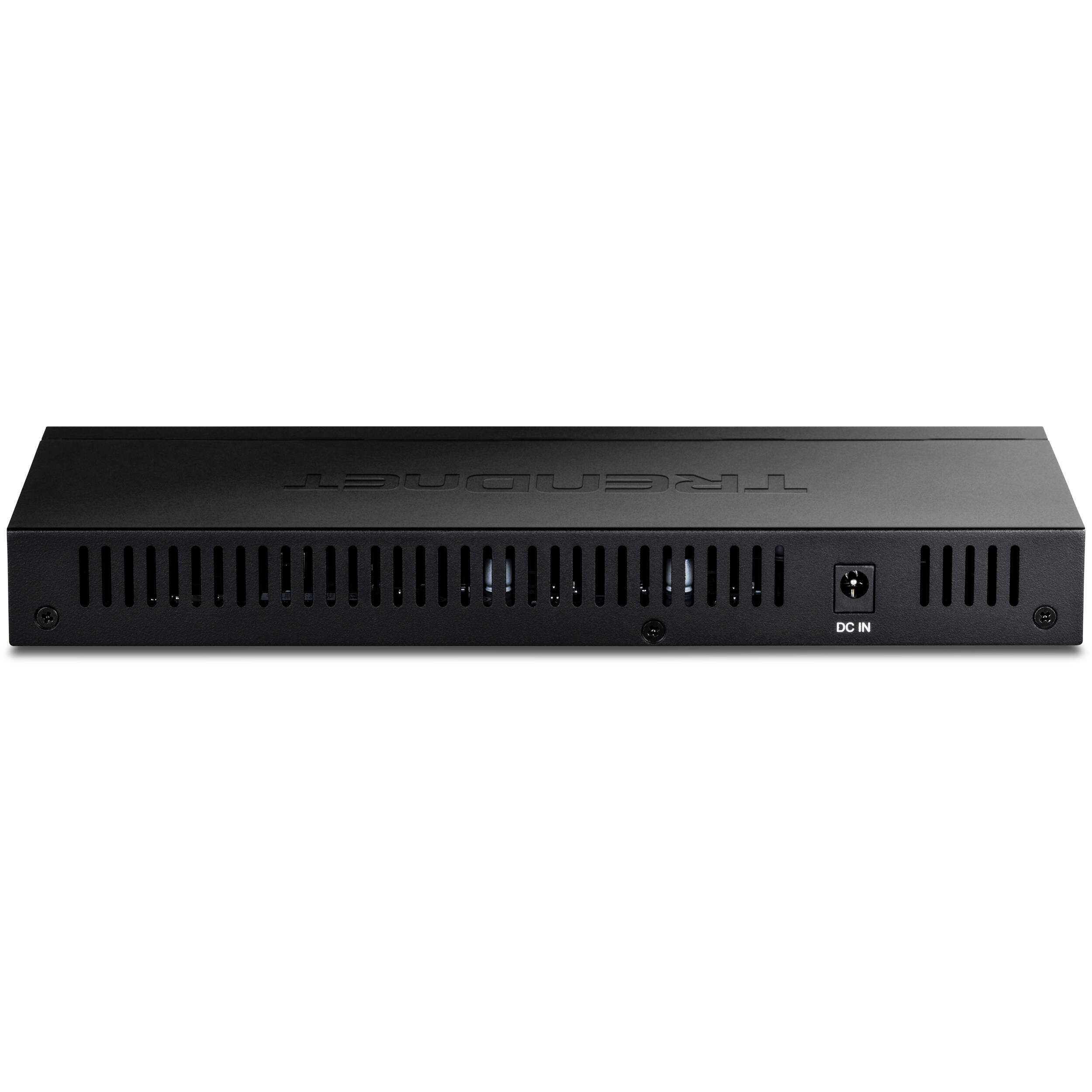 TRENDnet 9-port multi-gig switch with 10GBase-T ports for desktop or wall-mount installation — view 3