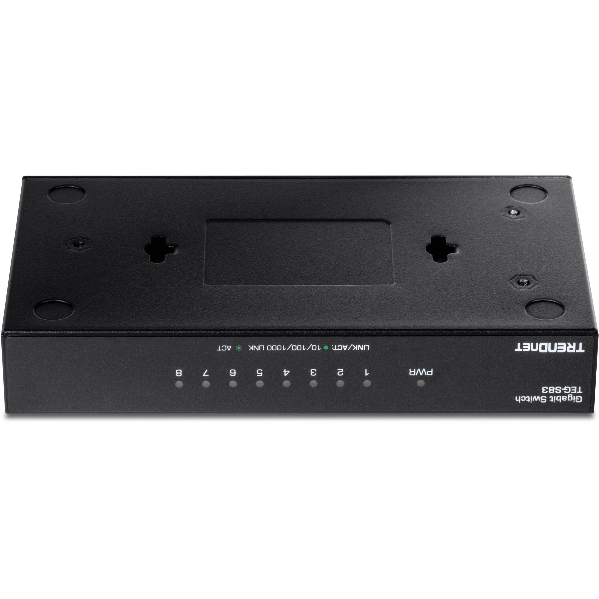 TRENDnet TEG-S83 8-port Gigabit desktop unmanaged switch — view 4