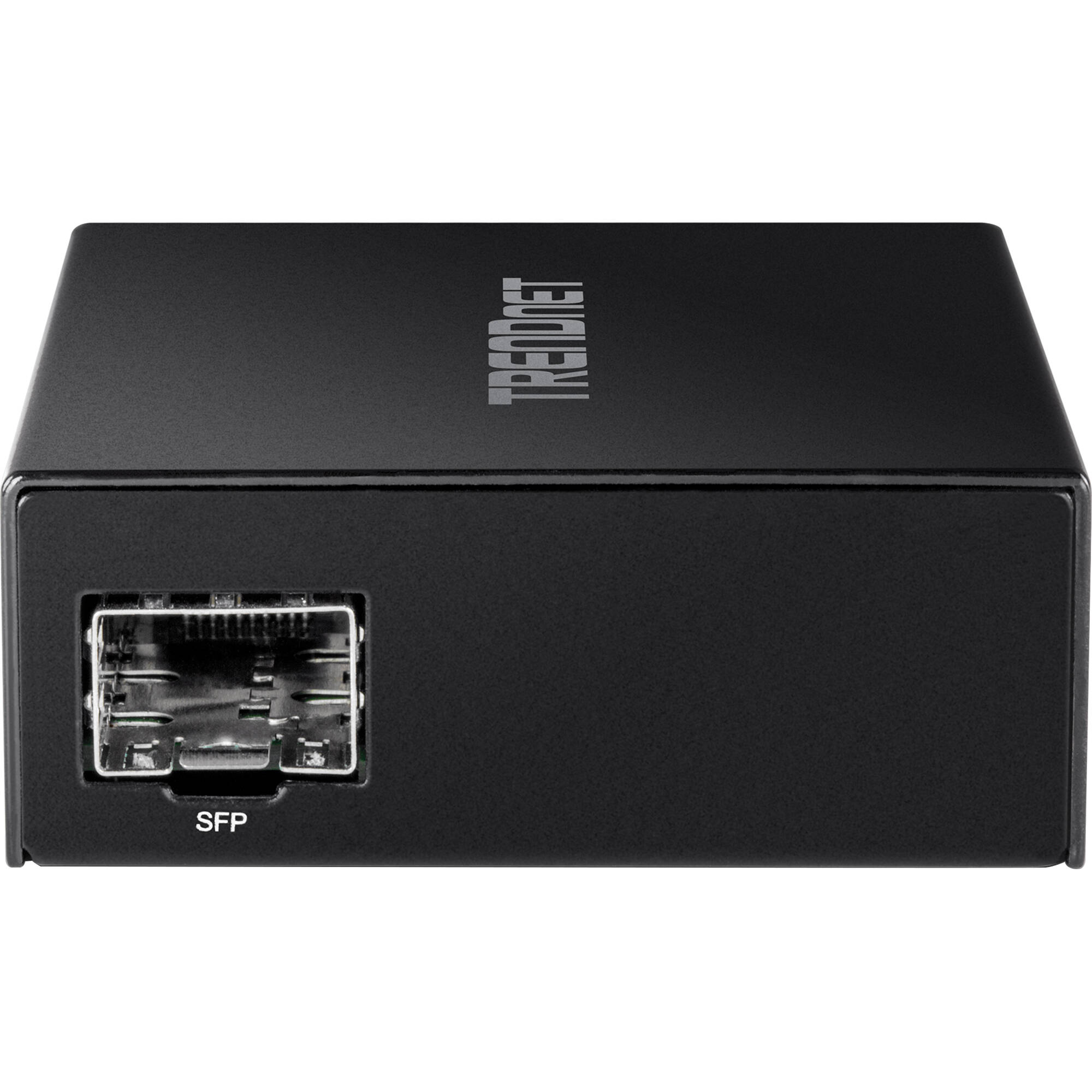 TRENDnet TFC-GSFP media converter with 1000BASE-T RJ-45 port for Gigabit fiber conversion — view 3