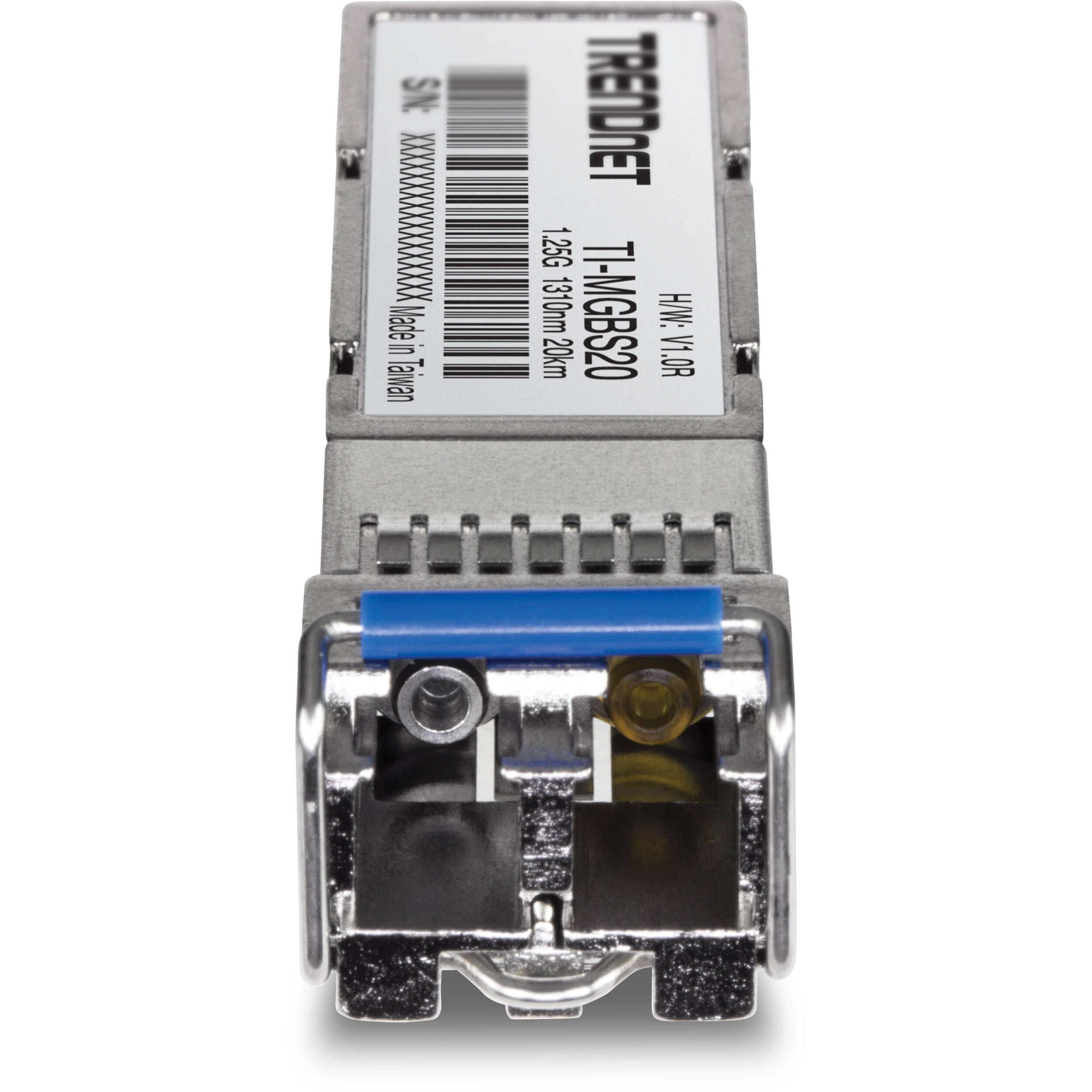TRENDnet TI-MGBS20 1000Base-LX industrial SFP module with LC duplex connector and 1310 nm optics — view 2