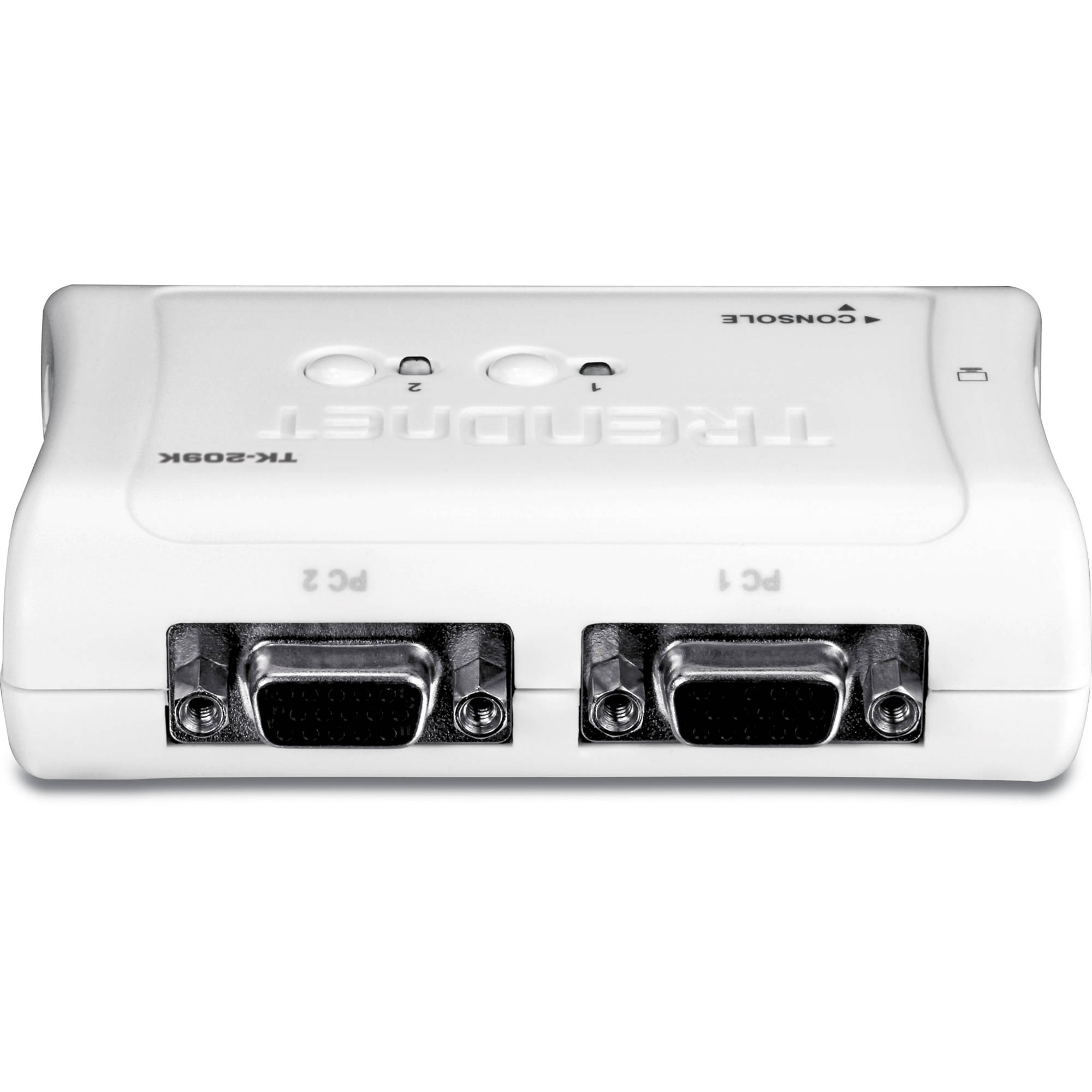 TRENDnet TK-209K 2-port USB KVM switch kit with audio and included cables — view 4