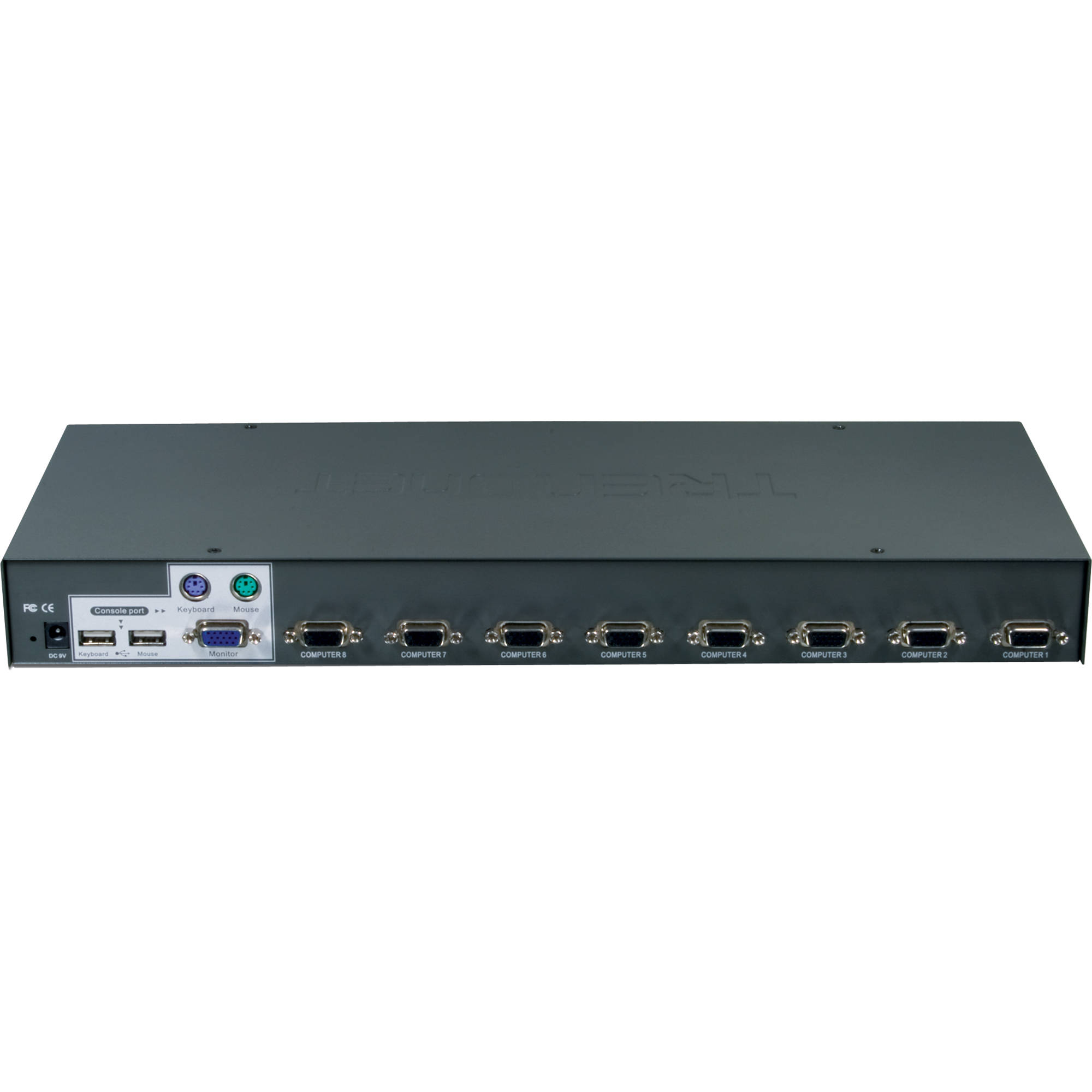 TRENDnet TK-803R 8-port rack mount USB KVM switch with PS/2 support — view 3