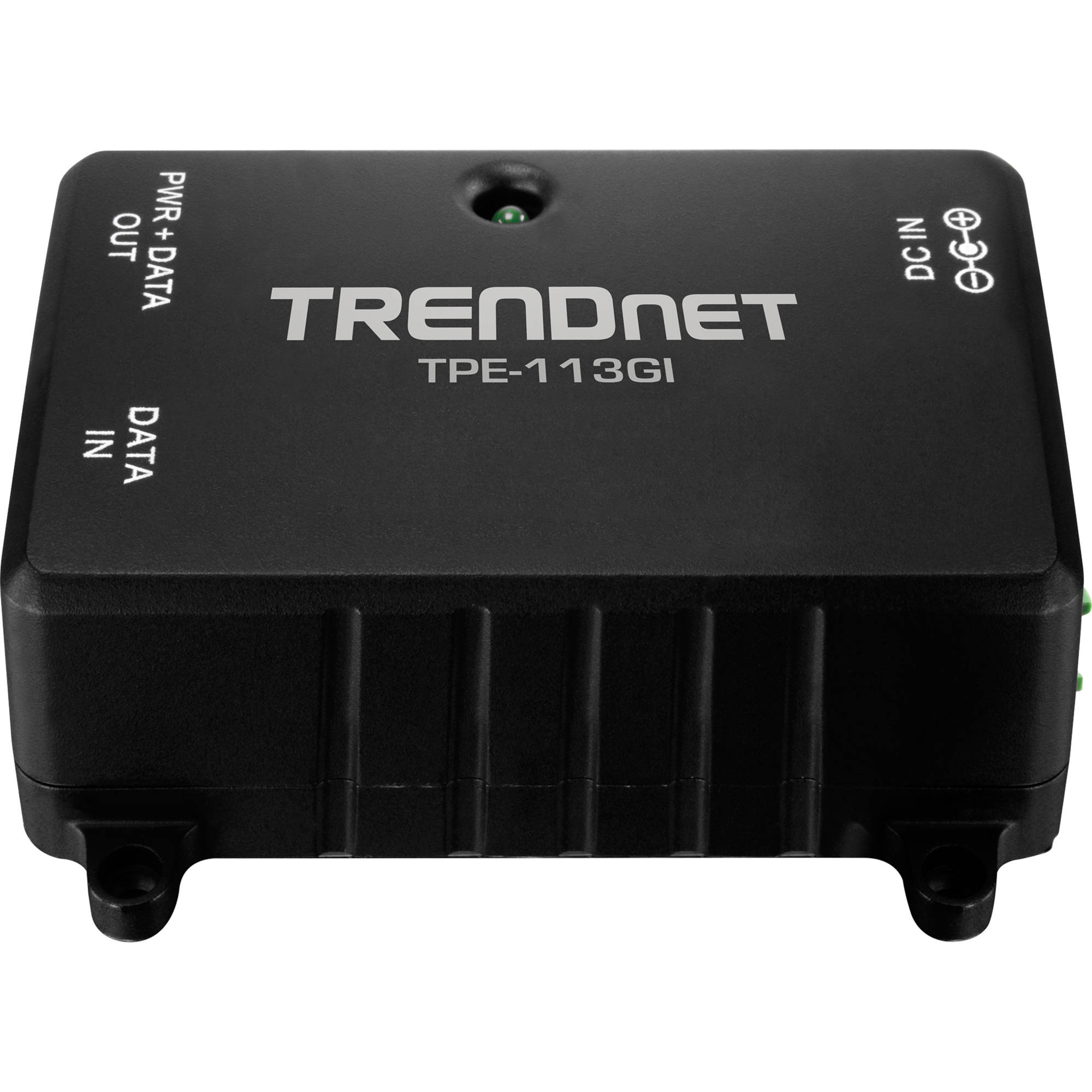 TRENDnet TPE-113GI Gigabit Power over Ethernet injector for single-device PoE deployment — view 2