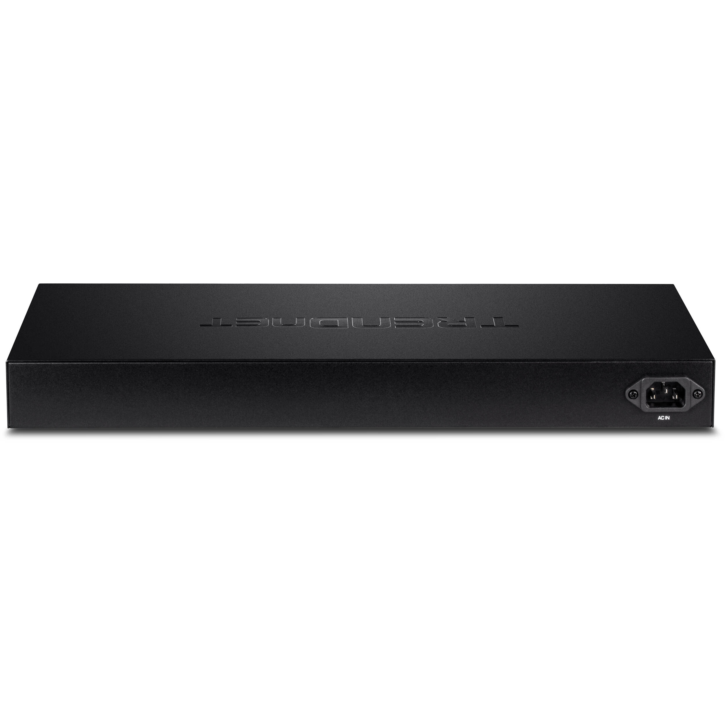 TRENDnet TPE-1620WSF 20-port Gigabit Web Smart PoE+ switch for SMB networks — view 3