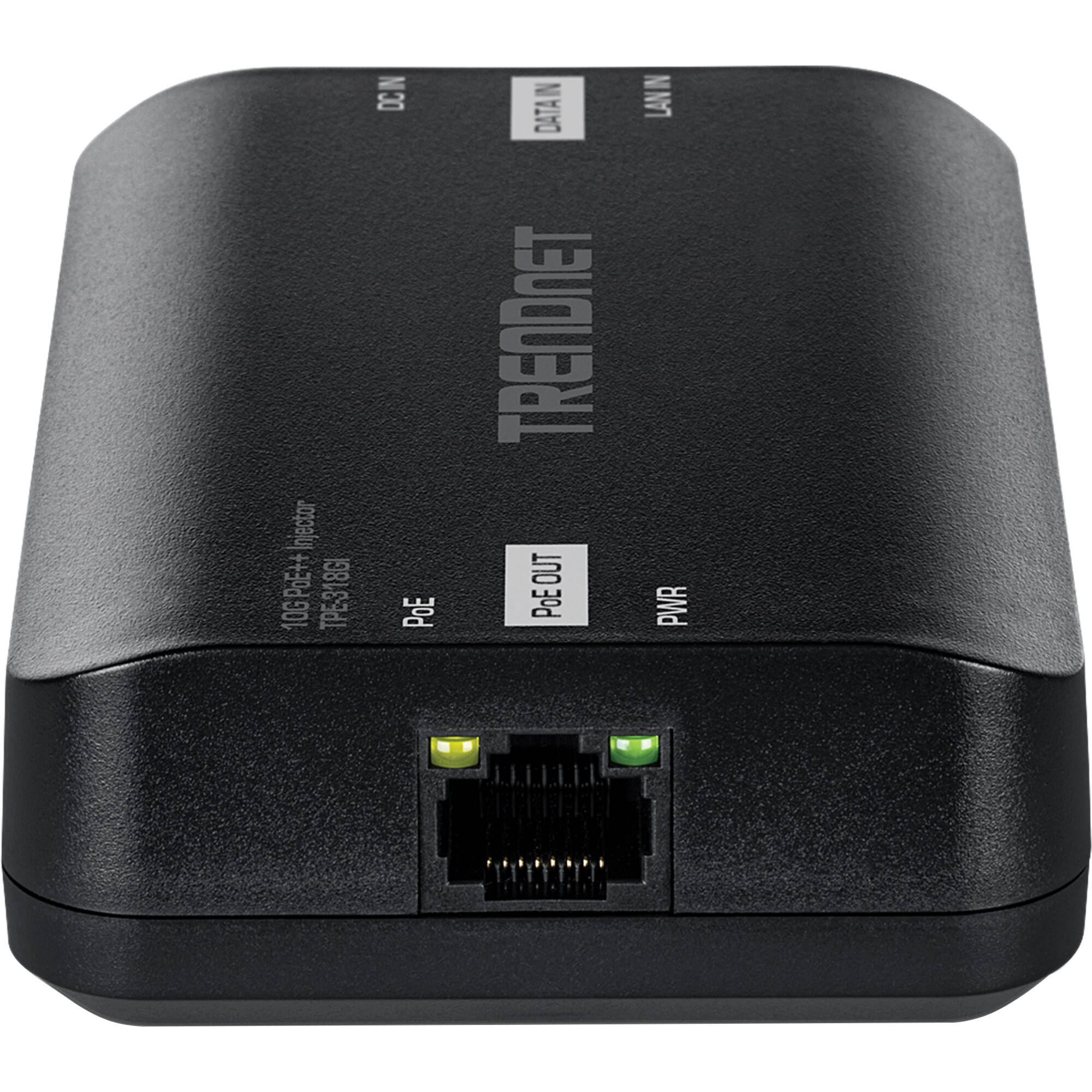 TRENDnet TPE-318GI 10G PoE++ injector with 90 W output for powered network devices — view 2