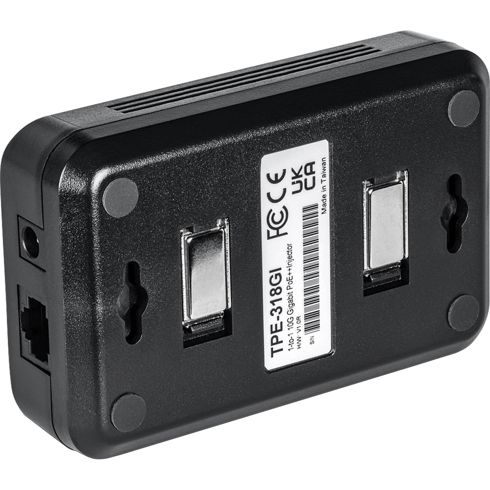 TRENDnet TPE-318GI 10G PoE++ injector with 90 W output for powered network devices — view 4