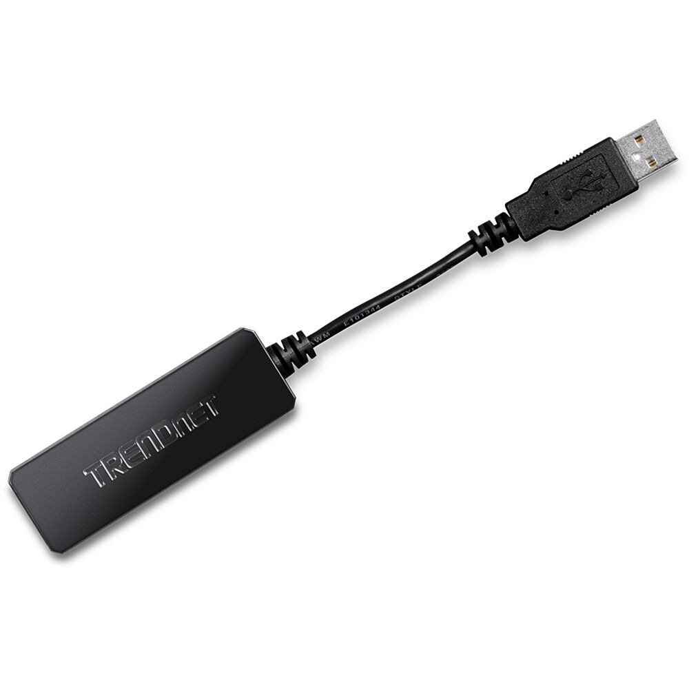 TRENDnet TU2-ET100 USB 2.0 to 10/100 Mbps Ethernet adapter for desktop and notebook PCs — view 3