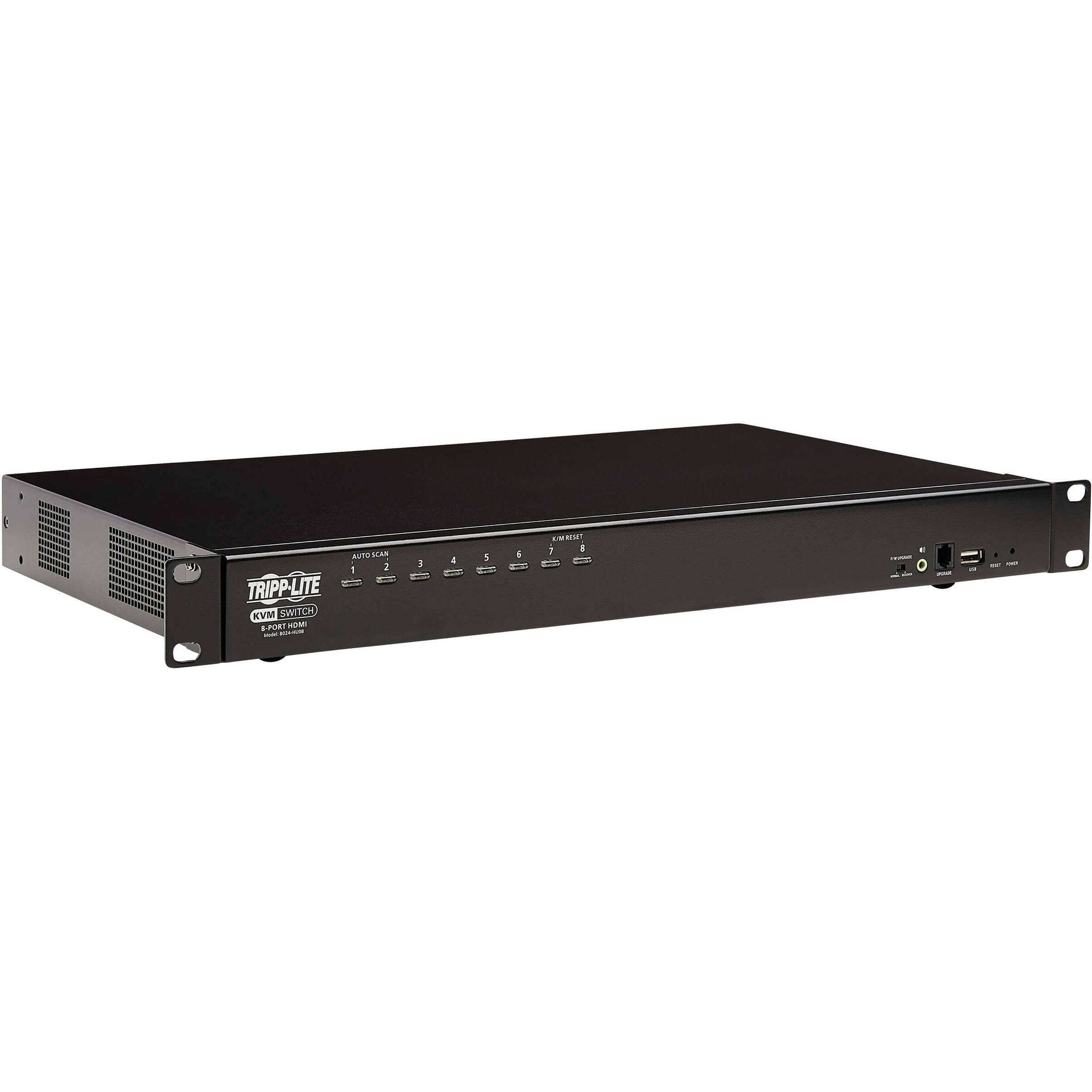 8-Port Hdmi/USB Kvm Switch with Audio/Video and USB Peripheral Sharing, 1u Rack-Mount