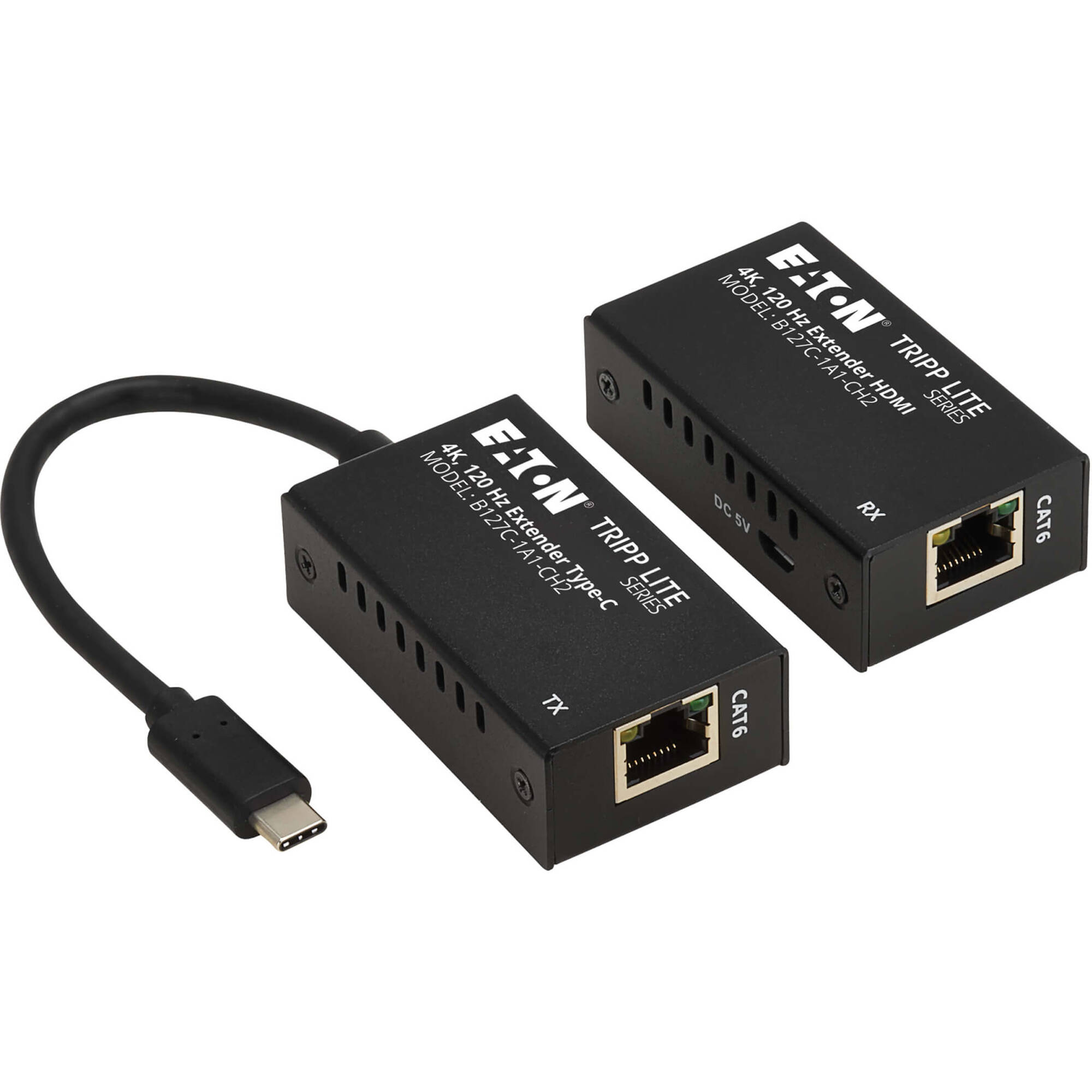 Eaton Tripp Lite Series USB-C to Hdmi Over CAT6 Extender Kit, Transmitter/Receiver, 4k 120 Hz, Hdr10, up to 82 Ft. (25 M)