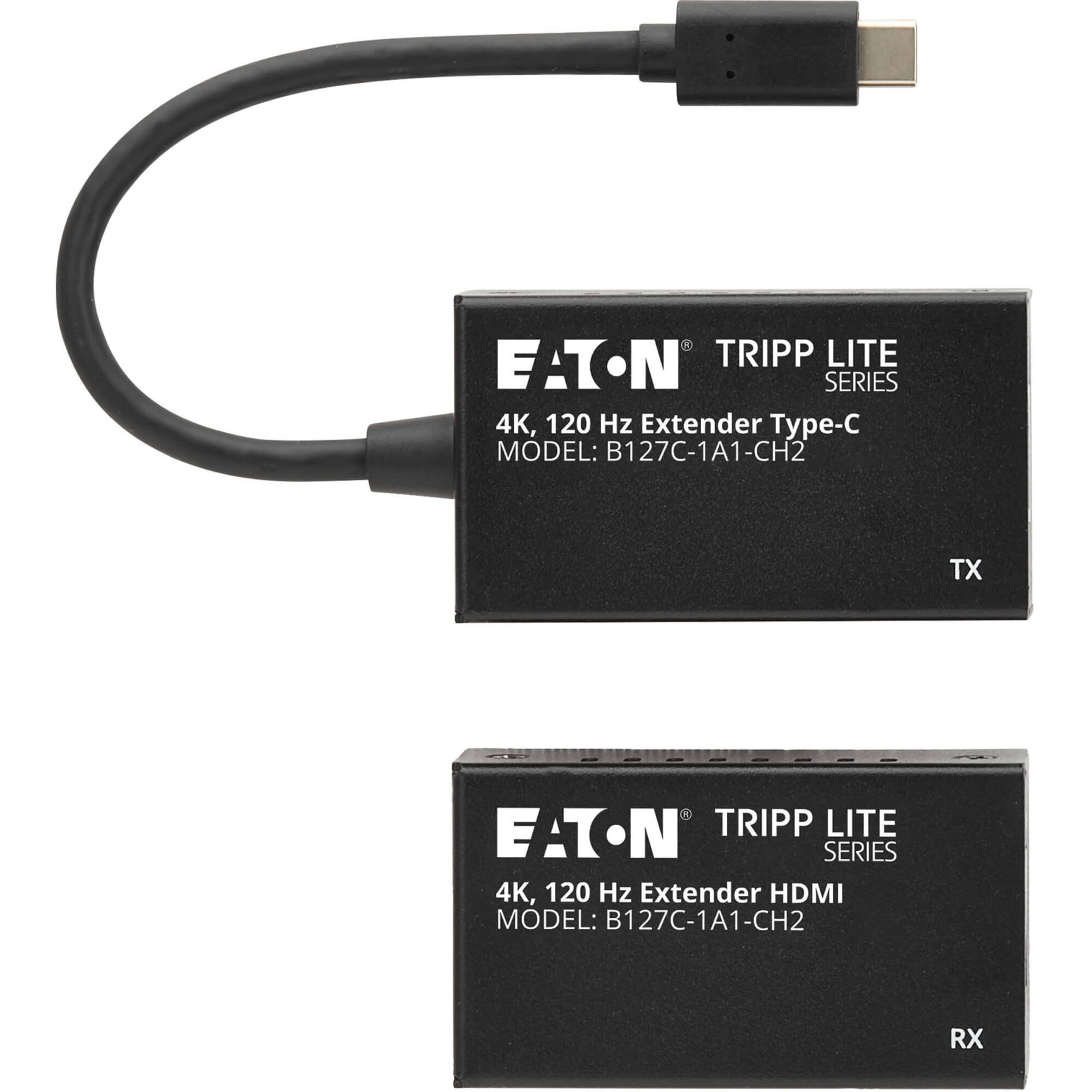 Eaton Tripp Lite B127C-1A1-CH2 USB-C to HDMI Cat6 extender kit for 4K HDR10 AV installs — view 6