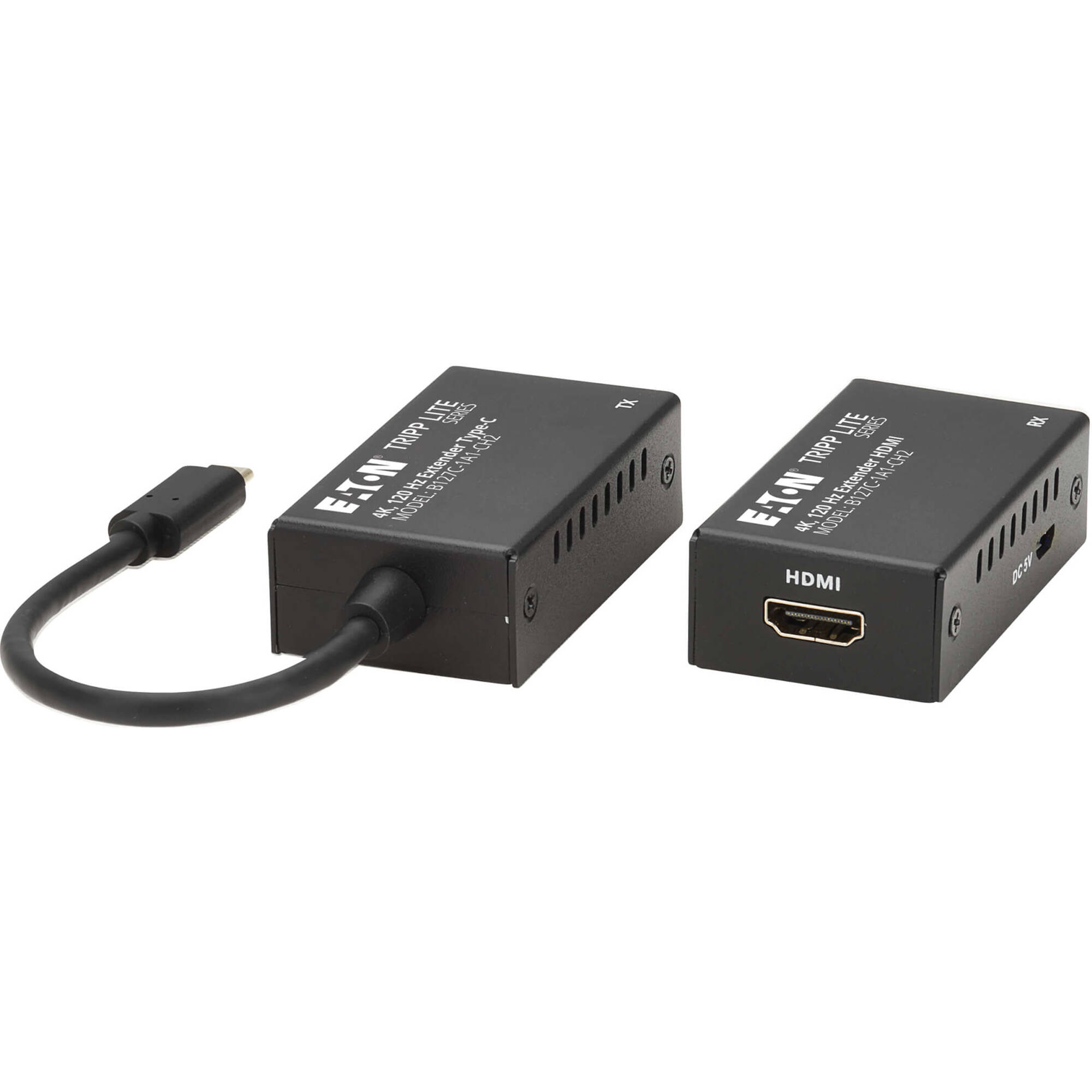 Eaton Tripp Lite B127C-1A1-CH2 USB-C to HDMI Cat6 extender kit for 4K HDR10 AV installs — view 7