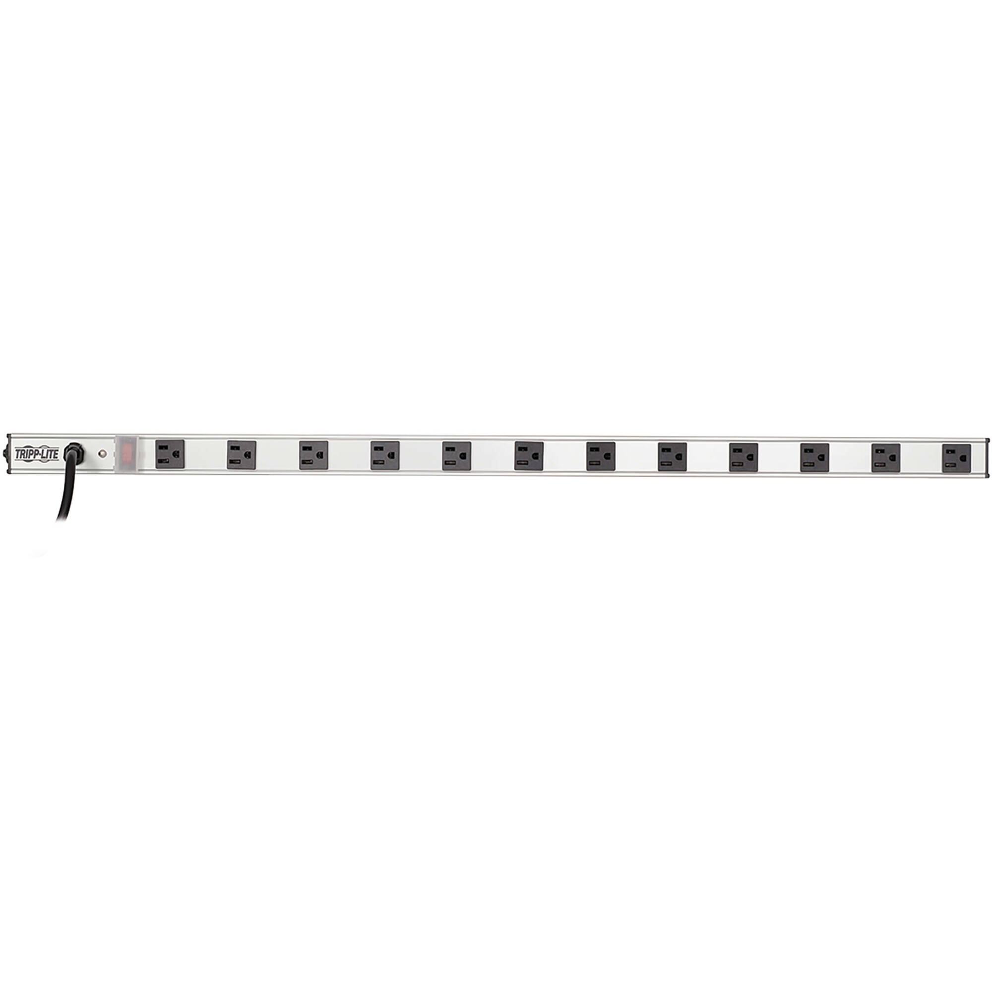 Eaton PS3612 12-outlet 15 amp mountable surge protector power strip with 15 ft cord — view 2