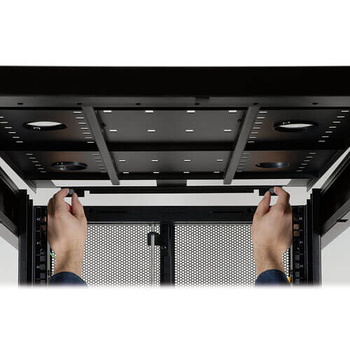 Tripp Lite 48U SmartRack Wide Standard-Depth Rack Enclosure Cabinet with Doors SR48UBWD — view 4