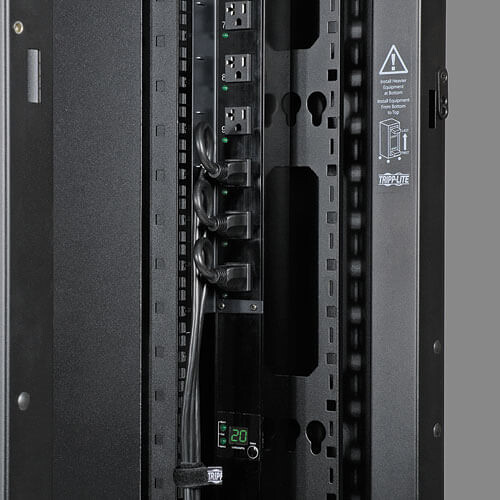 Tripp Lite 48U SmartRack Wide Standard-Depth Rack Enclosure Cabinet with Doors SR48UBWD — view 7