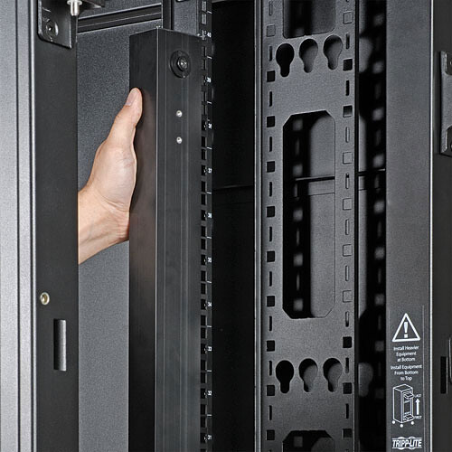 Tripp Lite 48U SmartRack Wide Standard-Depth Rack Enclosure Cabinet with Doors SR48UBWD — view 8