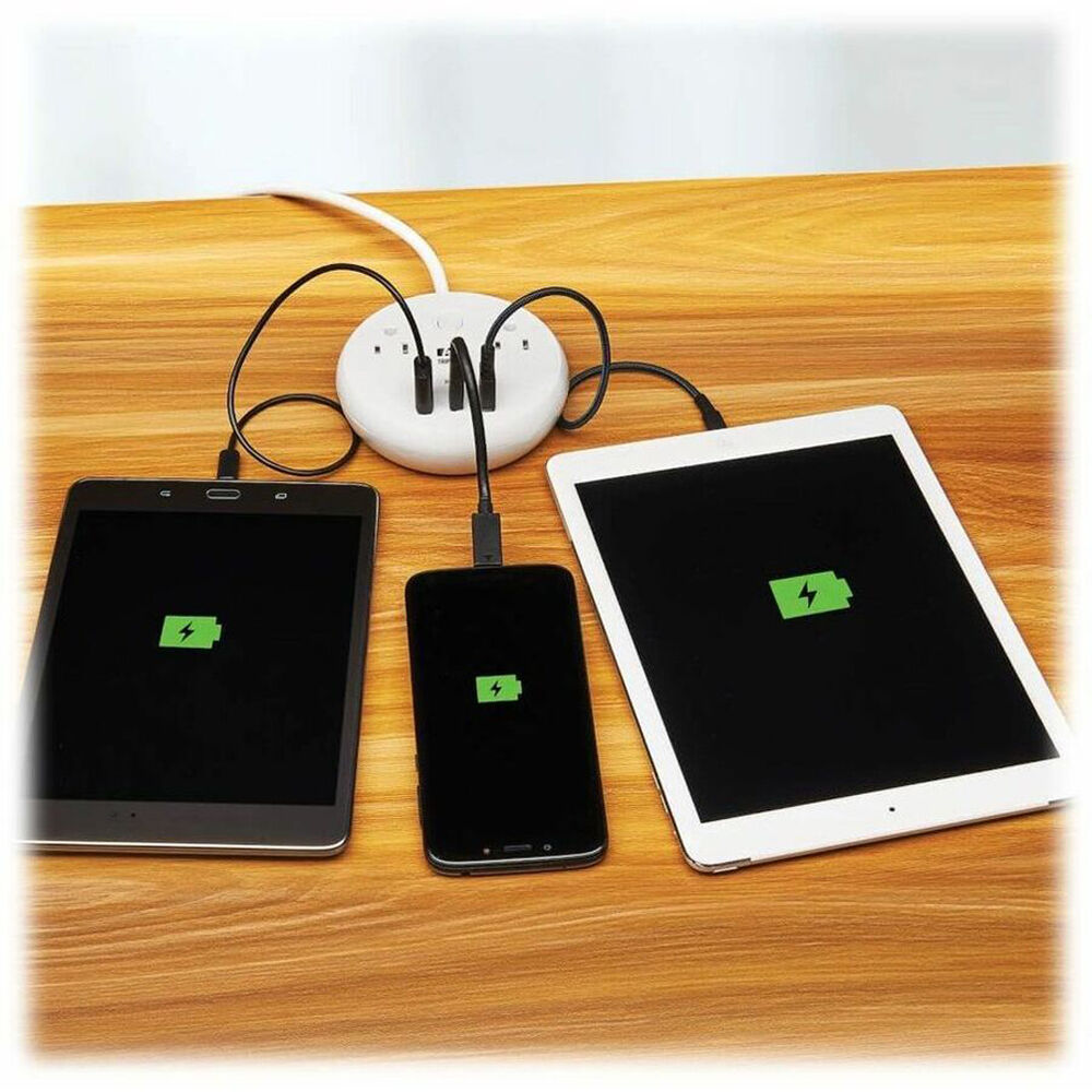 Eaton TLP26PD30WCAM desktop surge protector with 2 outlets, 3 USB ports, and 30 W USB-C charging — view 4