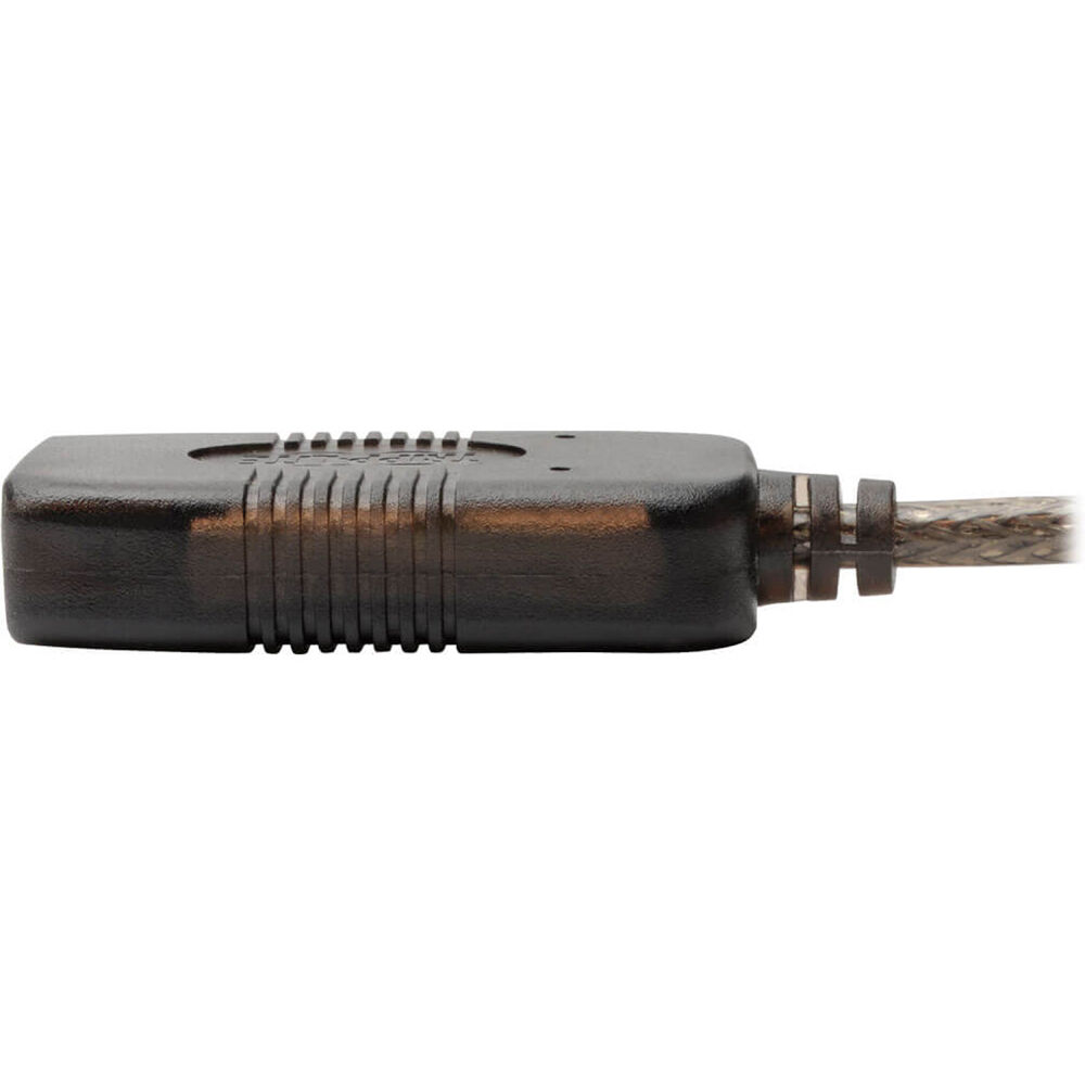 25 ft black active USB 2.0 extension cable with USB-A male to USB-A female connectors — view 5