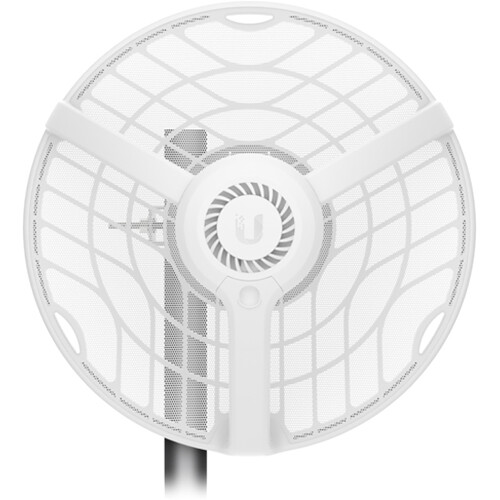 Ubiquiti AirFiber 60 LR 60 GHz outdoor point-to-point radio with integrated dish antenna — view 2