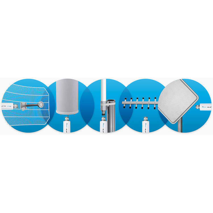 Ubiquiti US Bullet Dual-Band AC airMAX outdoor wireless bridge in compact Bullet form factor — view 6
