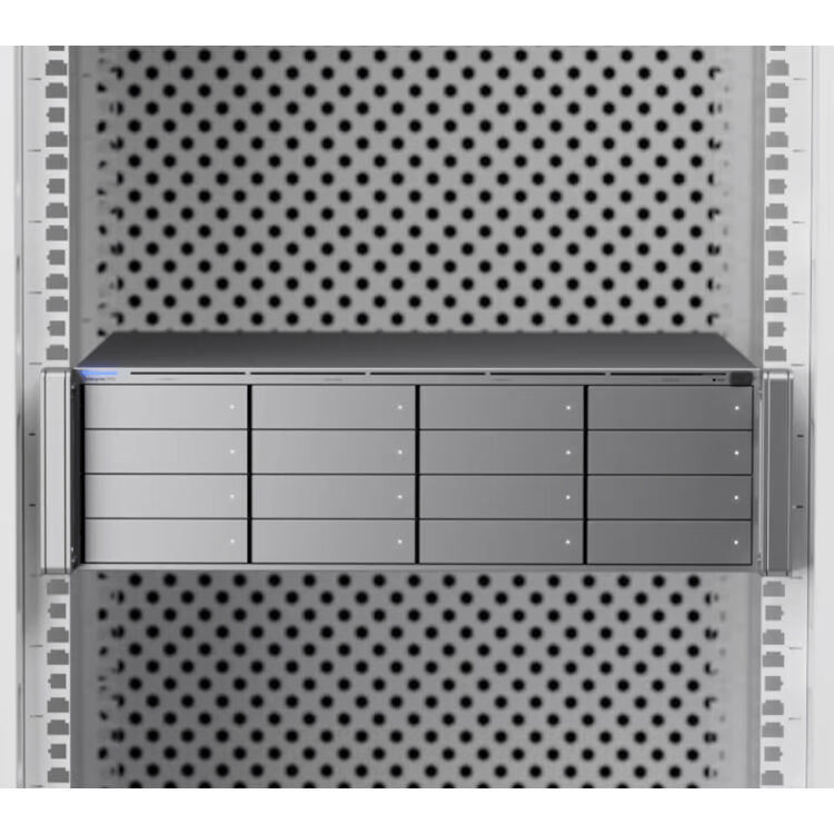 Ubiquiti ENVR enterprise network video recorder 3U rack mount with 16 drive bays for UniFi Protect — view 2