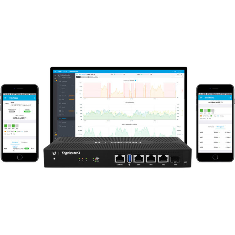 Ubiquiti EdgeRouter 4 Port ER-4 compact edge router — view 5