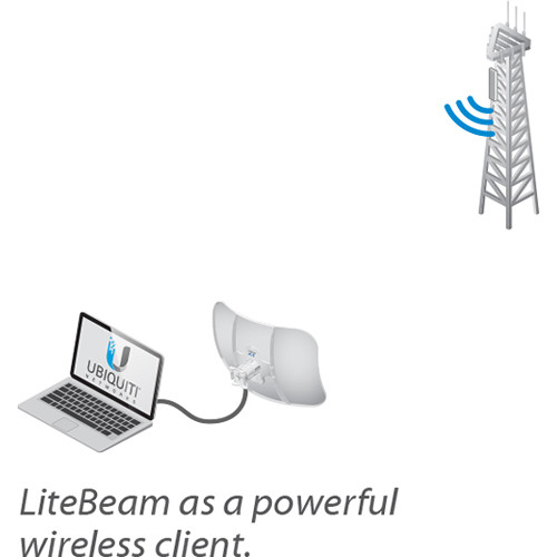 Ubiquiti LiteBeam 5AC Gen 2 outdoor 5 GHz wireless bridge with directional antenna — view 11