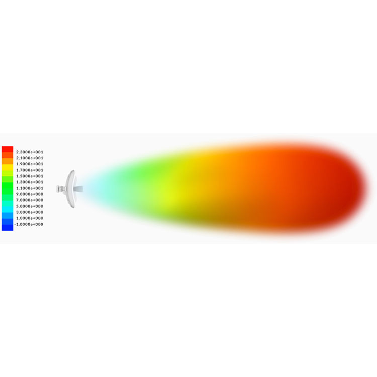 Ubiquiti LiteBeam 5AC Gen 2 outdoor 5 GHz wireless bridge with directional antenna — view 8
