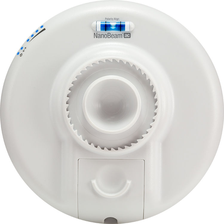 Ubiquiti NanoBeam 2AC 13 compact outdoor wireless bridge with directional antenna — view 3