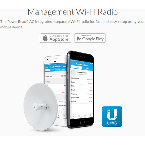 Ubiquiti airMAX Dish CPE 2.4 GHz directional outdoor wireless bridge antenna — view 8