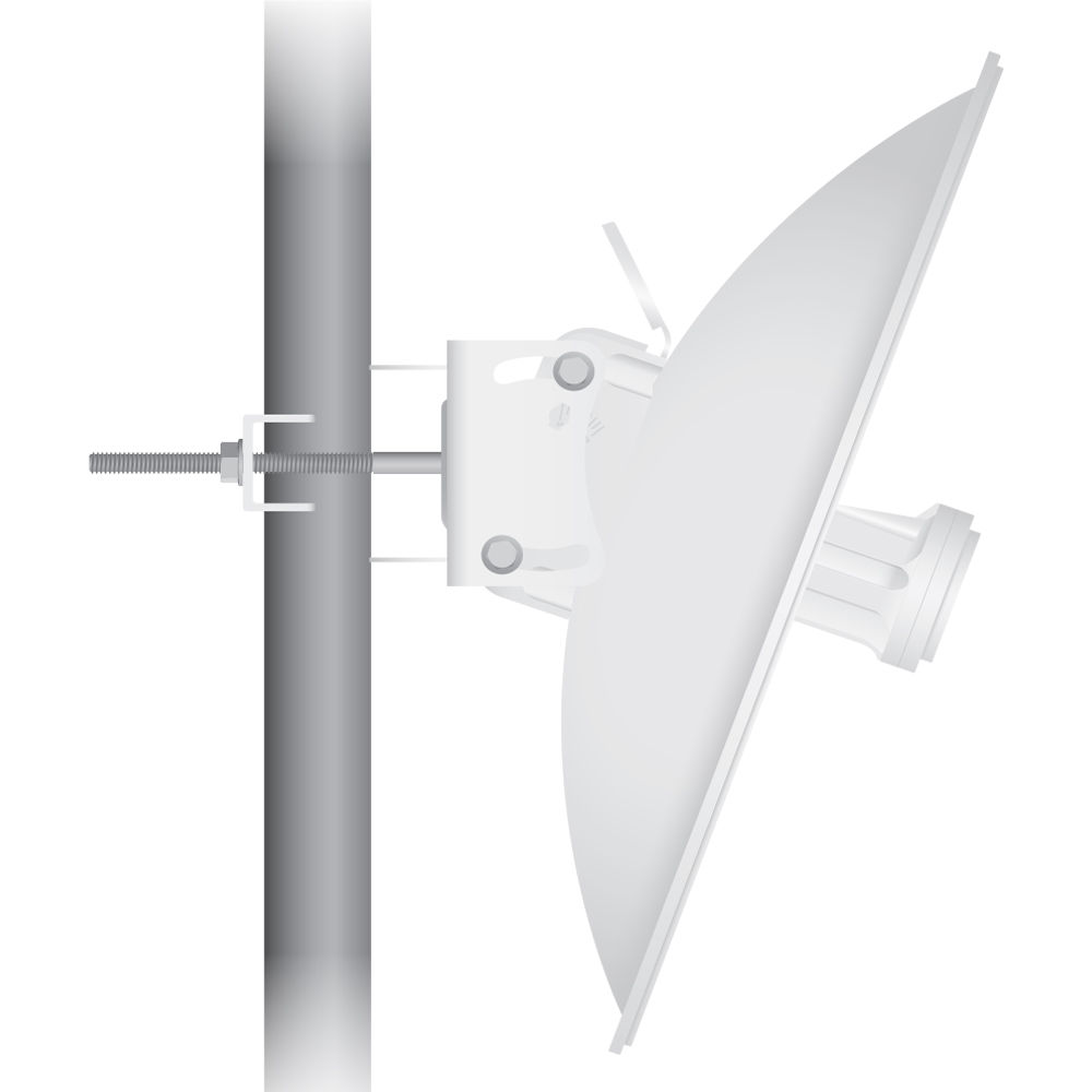 Ubiquiti PowerBeam 5AC Gen 2 outdoor 5 GHz wireless bridge with directional dish antenna — view 7