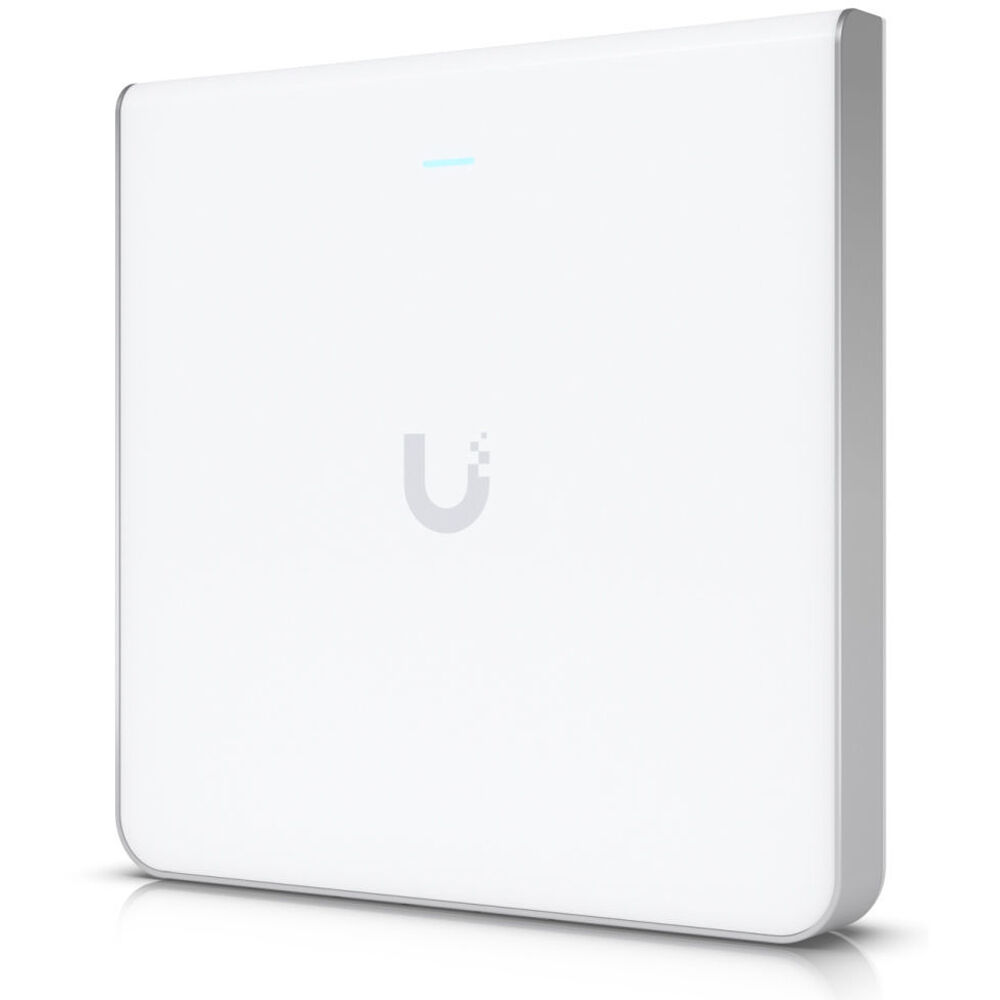 Ubiquiti U6 Enterprise In-Wall Wi‑Fi 6E access point with integrated switch and 2.5 GbE uplink — view 2
