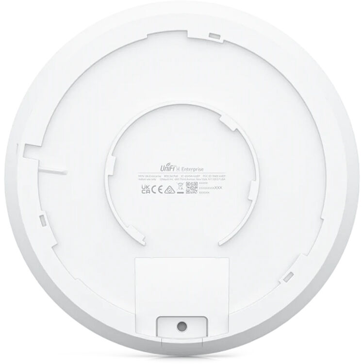Ubiquiti UniFi U6-Enterprise-US Wi-Fi 6E ceiling mount access point — view 6